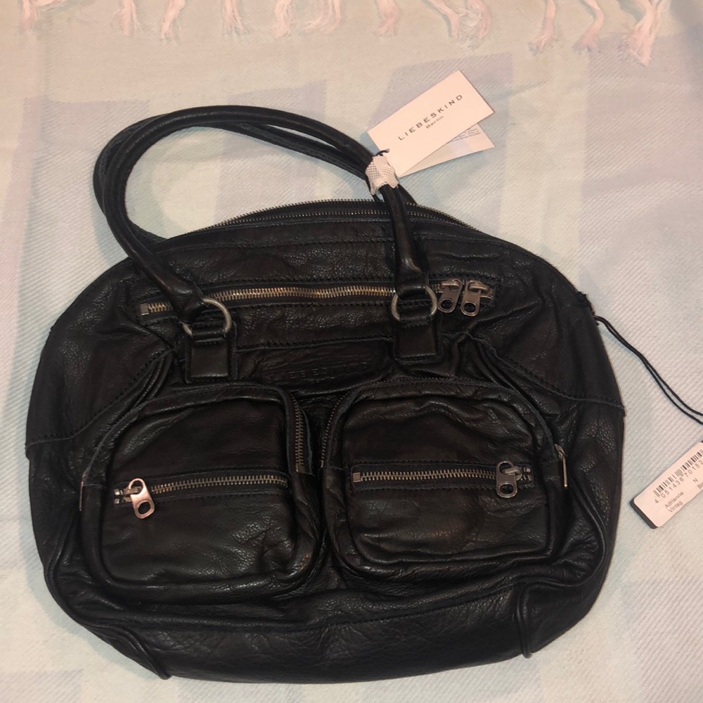 Leibeskind Berlin real leather satchel